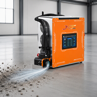Machine de nettoyage au laser pulsé ultra-compacte de 500 W pour le bois, la pierre, l'élimination de la rouille, le décapage de la peinture, refroidissement par air, portable, 19 kg