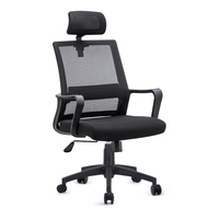 Chaise pivotante durable en métal à dossier souple en maille de style moderne bon marché chaise de salle de réunion chaise de patron de bureau