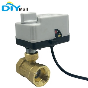3/4 inch cơ giới bóng van diymall hai cách đồng thau điện bóng van với hướng dẫn sử dụng chuyển đổi IP54 ba dây hai điều khiển AC220V - Product Image 3