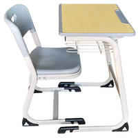 Nouvelle conception de bureaux scolaires, table et chaise d'étude pour enfants, ensemble de chaises et de tables pour lycée, Turquie