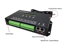 Vonew Star H807SA 8 Ports Artnet DMX à SPI LED Pixel Controller prend en charge la carte SD DMX512 Console LED Pixel Controller