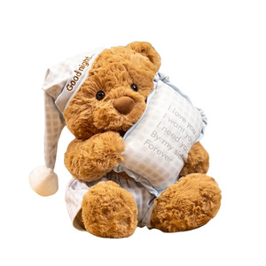 Super morbido pigiama Bear carino orsacchiotto peluche giocattolo antistress cuscino compagno bambola addormentata orsacchiotto peluche per regali - Product Image 1