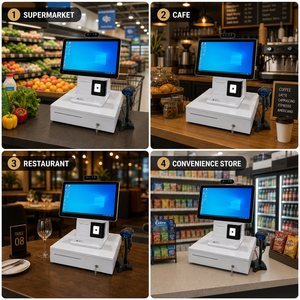 Terminal POS Android Scangle SGT-116, Sistema POS Todo en Uno, Máquina POS con Sistema Operativo Android para Loyverse y <span class=keywords><strong>Uber</strong></span> <span class=keywords><strong>Eats</strong></span> - Product Image 3