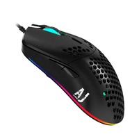 AJAZZ AJ390 RGB Mouse Komputer, Mouse Komputer Berkabel 16000 DPI Dapat Diprogram 7 Tombol 69G