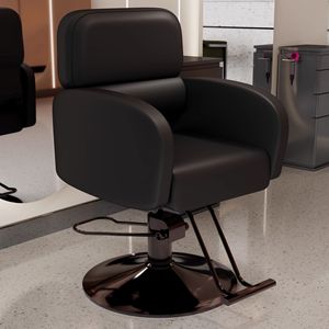 Sedia da Parrucchiere Professionale con Base Dorata Moderna, Vendita all'Ingrosso - Product Image 6