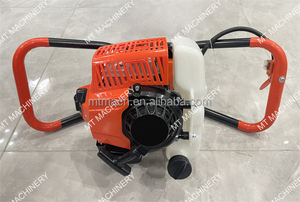 Máquina perforadora de tierra a gasolina de 52cc para postes, cercas, extensiones y plantación de árboles, con brocas de barrena - Product Image 3