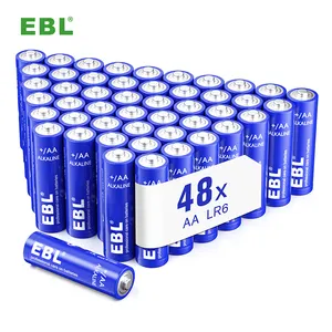 2700mAh Pilas Alcalinas No. 5 baterai kering baterai ganda AA EBL 1.5v IR6 paket baterai AA Alkaline utama