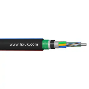 Самый популярный в Китае 12 24 48 96 strand GYTA53 Открытый подземный бронированный волоконно-оптический кабель