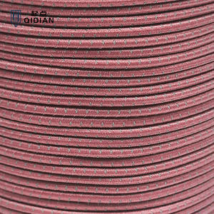Cordon de choc élastique marron personnalisé réglable 2mm 3mm 4mm 5mm Latex Polyester réflexion cordon personnalisé serrures à bascule cordon élastique - Product Image 1