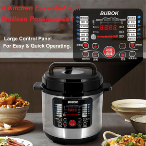 Cuisinière électrique multifonctionnelle intelligente en acier inoxydable, cuisson automatique, 12-en-1, cuiseur instantané 6L - Product Image 3