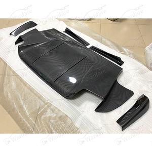 Diffusore posteriore in fibra di carbonio stile VRS per 2001-2007 MITSUBISHI EVOLUTION EVO <span class=keywords><strong>7</strong></span>-9 EVO <span class=keywords><strong>7</strong></span> 8 9 - Product Image 1