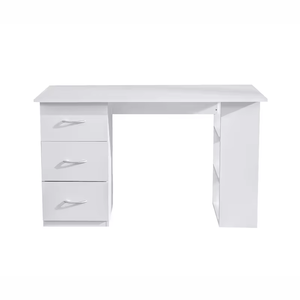 Moderno di lusso in legno bianco mobili da ufficio Computer da tavolo con ufficio Tiroir Computer scrivania di stoccaggio libreria cassetti scarpiere - Product Image 2
