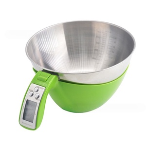 Balance alimentaire électronique Veidt en acier inoxydable pour cuisine, pâtisserie et farine, modèle 14192-259B, kit de balance alimentaire en gros - Product Image 1