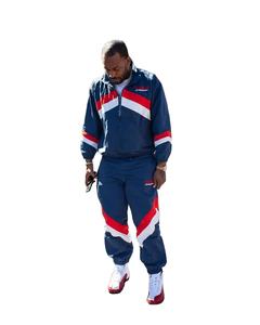 Logo personnalisé Nylon Coupe-Vent Survêtement Joggers Pantalon Respirant Veste Deux Pièces Coupe-Vent Ensemble Survêtements pour Hommes - Product Image 1