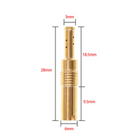 Kit d'aiguilles de carburateur Precisionix en cuivre, composants en acier inoxydable usinés CNC par électroérosion à fil