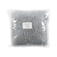 30g Gris #   Cheveux humains afro crépus en vrac pour tressage, texture régulière, doux et naturels, extensions 100% cheveux humains
