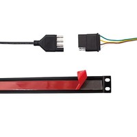 Nueva Barra de Luces Estroboscópicas de Emergencia Plegable de 60 Pulgadas y Triple Fila para Camionetas/SUVs, Impermeable IP67, 50W, 12V, Fácil Montaje