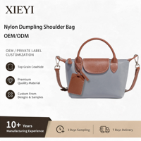 Sac fourre-tout pliable en nylon, sac à bandoulière style dumpling, sacs à bandoulière pour femmes, sacs à main pour femmes, produits en gros de Chine