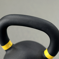 Kettlebells en fonte revêtue de poudre SMARTFIT, ensemble de poids pour l'entraînement en force, pour la salle de sport, entraînement du corps