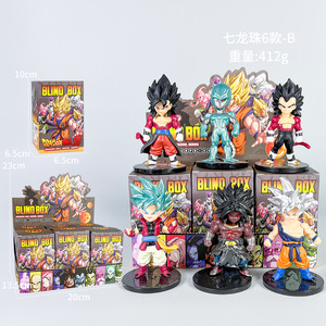 Boîte mystère d'anime japonais <span class=keywords><strong>Dragonball</strong></span>, ensemble de figurines miniatures Son Goku, Vegeta <span class=keywords><strong>Super</strong></span> Saiyan, figurines d'action en PVC, jouets pour enfants, cadeau - Product Image 3