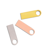 Memoria USB Metálica Impermeable Color Gris Plateado 8gb 16gb 32gb 64 128 Unidad Flash USB 3.0