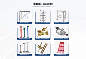 Soporte de <span class=keywords><strong>Andamio</strong></span> de Acero Ajustable Pre-Galvanizado de Alta Resistencia con Capacidad de Carga de 2t, Acero Q195-Q355, Altura Personalizable - Product Image 3