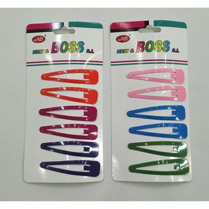 กิ๊บติดผมรูปกบ 7 ซม. สำหรับเด็กผู้หญิง 12 ชิ้น/ชุด แบบเรียบง่าย น่ารัก ประดับด้วยเพชรเทียมและวัสดุโลหะผสม สำหรับตกแต่งผม - Product Image 1