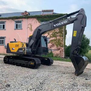 Mini-excavatrice sur chenilles Volvo 140 d'occasion, équipement de construction de 14 tonnes, moteur Volvo Penta, pompe Kawasaki, capacité de la benne de 0,6 m³ - Product Image 3