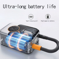 Pompa Udara Mobil Portabel 3000mAh 150psi Pengisi Angin Ban Kendaraan Elektrik