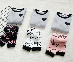 Vêtements pour enfants chinois à l'ancienne, ensemble de vêtements pour filles, pull d'automne - Product Image 1