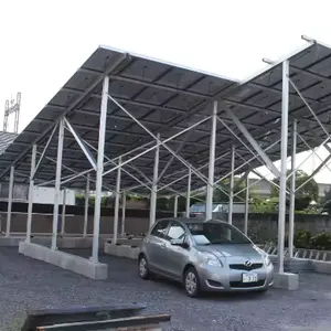 Ev Oplaadstations Solar Carport Wallbox 30kw Ev Station Ev Acculader Voor Thuisgebruik Met Mppt Pv-Panelen