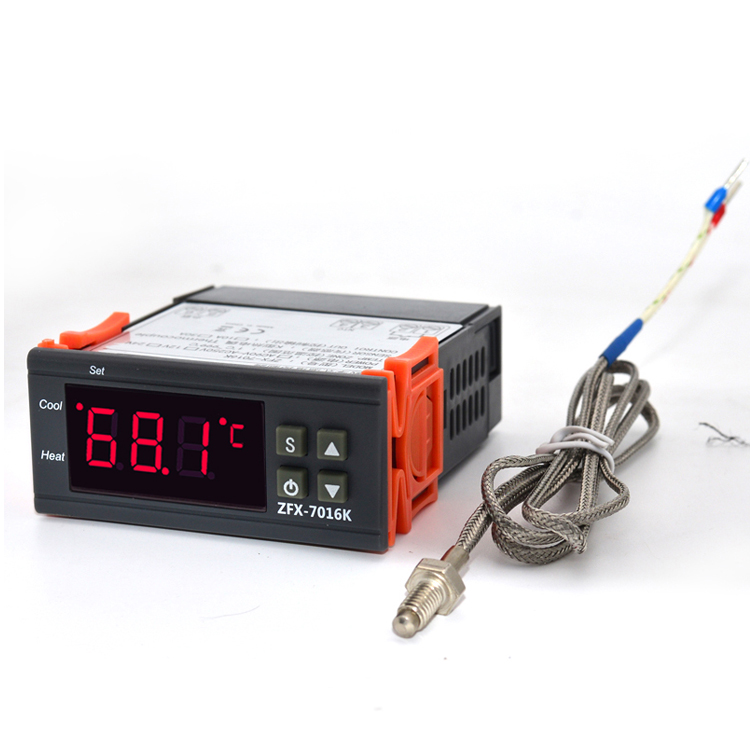Zfx-7016k Temperature Meter Intelligent Temperature Control Switch Thermocouple 999 Degrees Temperature Controller 30a DC24V ZFX(图1)