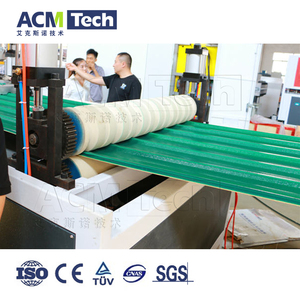 Bán Hot PVC mái ngói Máy làm bê tông Pet PVC PC nhựa mái ngói làm hình thành máy mái dây chuyền sản xuất - Product Image 1