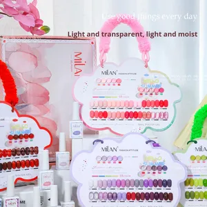 Esmalte de Uñas <span class=keywords><strong>en</strong></span> Gel UV LED de Lujo Serie Nube de 18 Colores de Milán, No Tóxico, Larga Duración, 15 ml, Pegamento Exclusivo para Salón de Uñas - Product Image 4