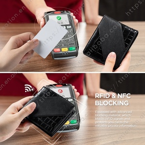 กระเป๋าสตางค์ใส่บัตรเงินสดแบบมีซิปมีช่องใส่เหรียญทำจากหนังสำหรับสตรีแบบมินิมอลลิสต์มีแบรนด์ตามสั่ง - Product Image 5