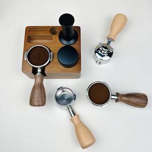 Gemilai - Mango de Madera Maciza de Alta Gama para Cafetera, Compatible con Huajia Maito Petrus Aibo E61, Mango Universal de Madera Maciza para C - Product Image 1