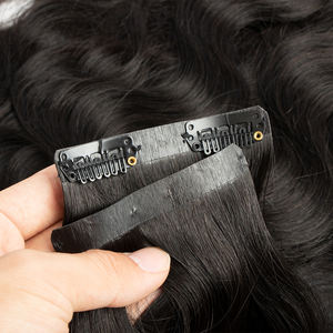 Fermaglio senza soluzione di continuità per capelli umani di qualità superiore da salone in extension per capelli grezzi - Product Image 6