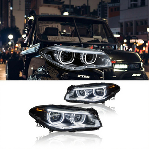 Faros Delanteros LED DRL para BMW <span class=keywords><strong>F10</strong></span> F18 2010-2016, Estilo de Auto, <span class=keywords><strong>520i</strong></span> 525i 530i, Accesorios para Auto, Color 6000K, 12V - Product Image 2
