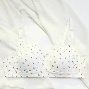 <span class=keywords><strong>Reggiseno</strong></span> Push-Up Giapponese in Cotone, <span class=keywords><strong>Senza</strong></span> <span class=keywords><strong>Ferretto</strong></span>, Copertura Completa, Sottile, per Donne e Ragazze, con Motivo Floreale - Product Image 6