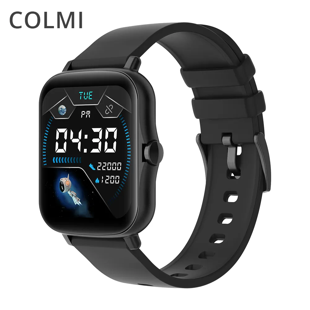 COLMI P8 PLUS GT 2022นาฬิกาอัจฉริยะ,สมาร์ทวอชเชื่อมต่อบลูทูธมีกล้อง USB ฟังเพลงฟิตเนส