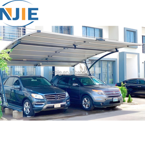 Abri de voiture en aluminium de luxe personnalisé pour l'extérieur, avec toit en arche, revêtement en poudre PVDF, capacité de stationnement pour <span class=keywords><strong>2</strong></span> <span class=keywords><strong>voitures</strong></span> - Product Image 6