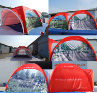 Tente gonflable de haute qualité X taille personnalisable tente dôme gonflable en TPU scellée à l'air pour la publicité