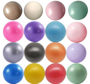 Pelota de <span class=keywords><strong>Pilates</strong></span> Mini Engrosada de 25 CM, Pelota de Ejercicio Pequeña Antiexplosión <span class=keywords><strong>para</strong></span> Yoga, <span class=keywords><strong>Pilates</strong></span>, Equilibrio y Fisioterapia <span class=keywords><strong>para</strong></span> Mujer y Hombre - Product Image 1