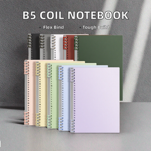 B5 Size Hand Coil Loose-Leaf <strong>Notebook</strong> Printed Student Office Stationery with Horizontal <strong>Lines</strong> PP Cover Paper <strong>Diary</strong> Gift - Product Image 3