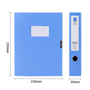 Deli <b>File</b> <b>Box</b> 3.5cm A4 Blue Office Organizer Desktop Storage - Product Image 5