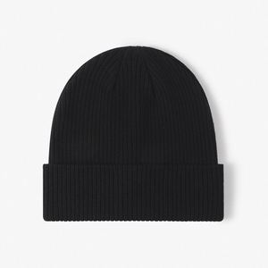 Gorros de Invierno Tejidos de Algodón de Color Sólido Personalizados al por Mayor para Hombre y Mujer - Product Image 2