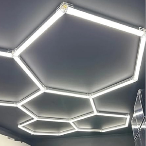 ไฟโรงรถ LED แบบรังผึ้ง แผงหกเหลี่ยมแบบเชื่อมต่อกันได้ - Product Image 2