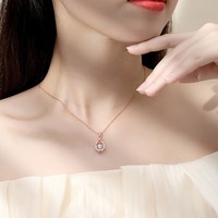 Collier en Moissanite 5mm, Pendentif Géométrique à Cadre Rond, Argent Sterling 925, En Stock, Vente en Gros, Bijoux Fins pour Boutiques