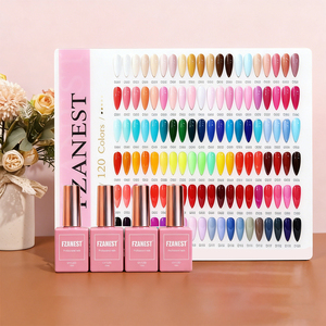 FZANEST TPO FREE Gel para Uñas, 120 Colores Brillantes y Mate, Kit <span class=keywords><strong>de</strong></span> Gel UV para Uñas, Sin HEMA, Productos Profesionales <span class=keywords><strong>de</strong></span> Salón - Product Image 1
