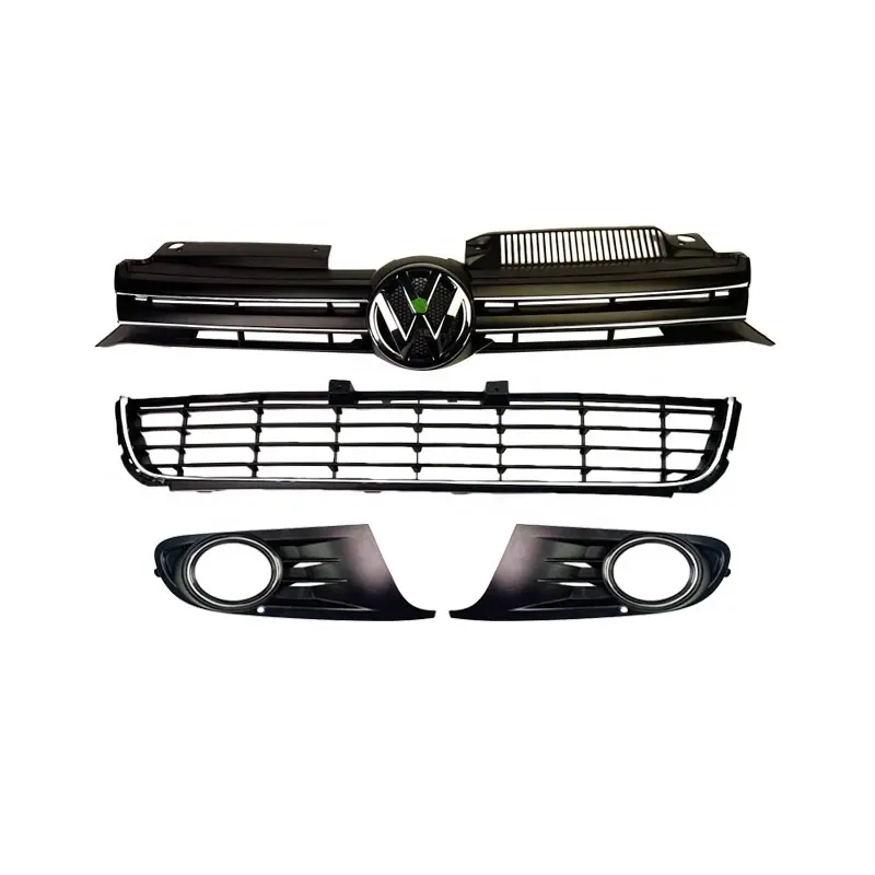 Für Volkswagen Golf 6 Front-Autogitterunterschied-Tiefgrill Nebellampenabdeckung Golf 7 Windschutzwerke untere Kunststoff amerikanische Autogitterunterschied-Kunststoff-Tiefgrill
